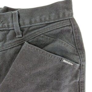 Rocky Mountain Black Jeans High Rise Pants Bareback 30x33.5 (17XL) VTG